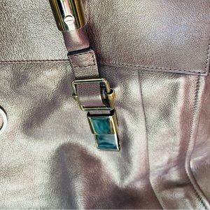 Chloe leather tote.